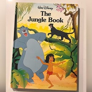 Vintage 1990 Disney Jungle Book - Hardcover